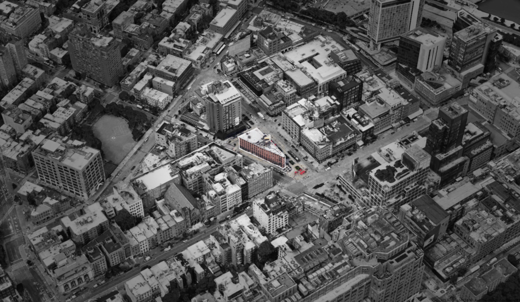 Building aerial view, via nyc.gov